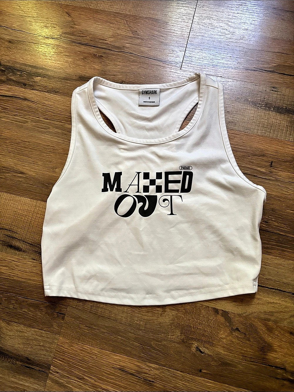 Gymshark Maxed Out Tank Graphic Crop Tank
